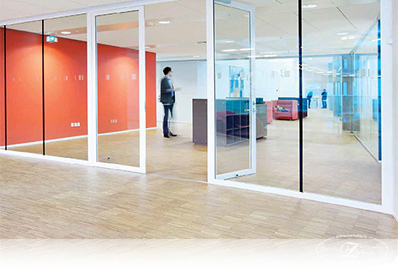 Перегородки противопожарные в холле